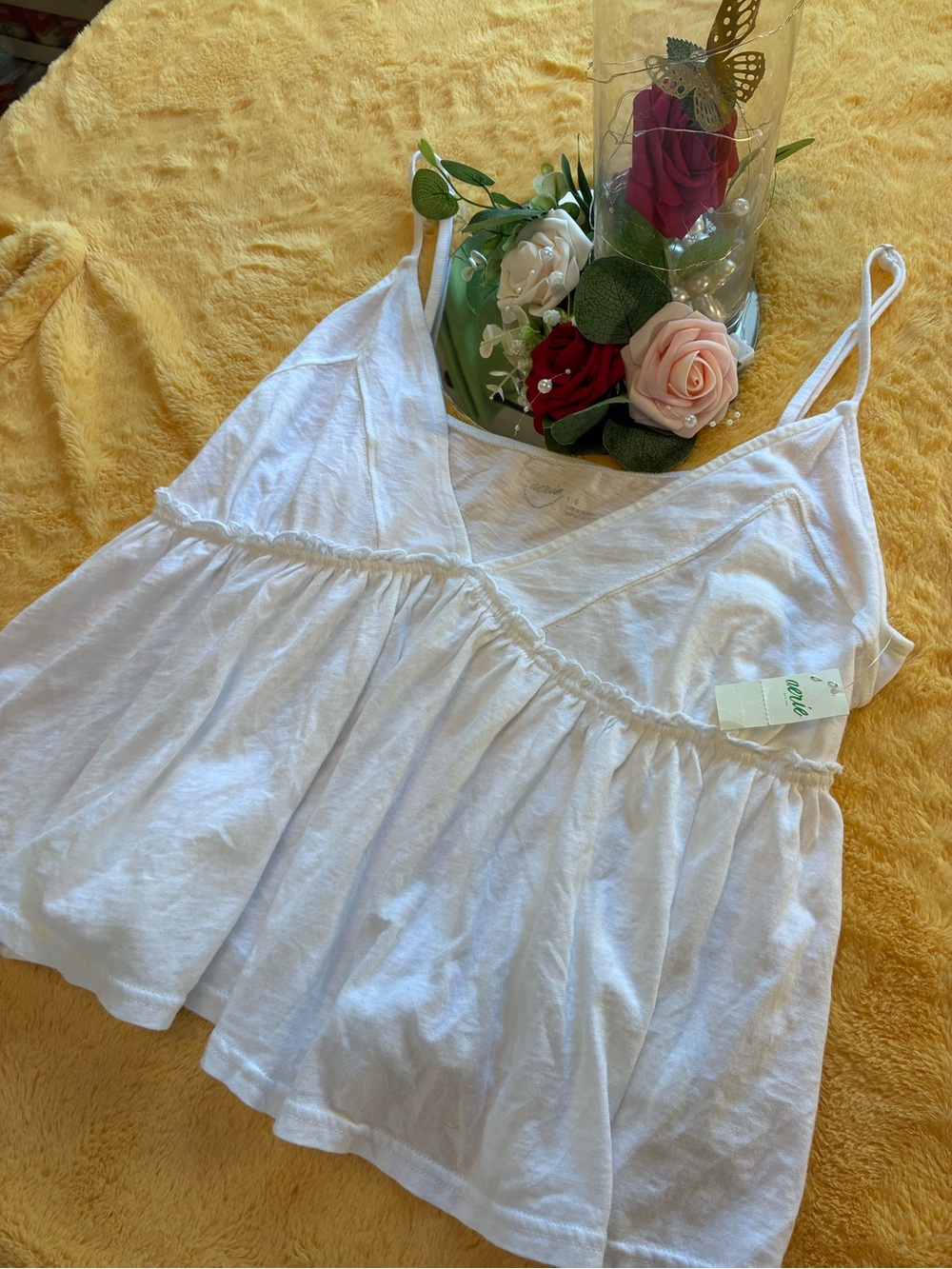 aerie L/G Tank Top White